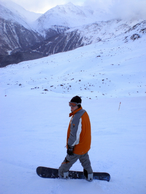 Snowboarding in Sölden