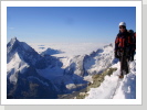 08/2008: Auf dem Gipfel der Dent Blanche (4356 m)