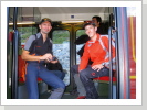 08/2010: Zwischenhalt an der Station Eigergletscher (2472 m) bei der Auffahrt mit der Jungfraubahn zum Jungfraujoch - Top of Europe (3454 m)