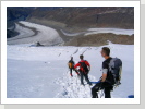 09/2006: Beim Abstieg von der Dufourspitze (4634 m)