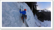 01/2019: Eisfallklettern im Eispark Osttirol
