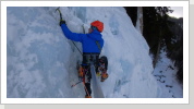 01/2019: Eisfallklettern im Eispark Osttirol