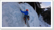 01/2019: Eisfallklettern im Eispark Osttirol