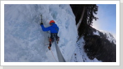 01/2019: Eisfallklettern im Eispark Osttirol