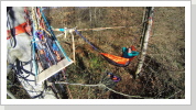 12/2016: Anbringung beim Highlining