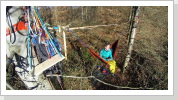 12/2016: Anbringung beim Highlining