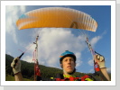 09/2016: A-Lizenz-Gleitschirmausbildung in Greifenburg - Steuern mit Steggriff