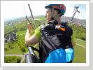 04/2017: Gleitschirmfliegen mit Backpack mount