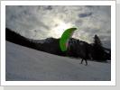 02/2017: Snowkiting mit Speedrider-Schirm am Hochgrat
