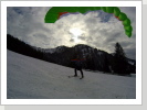 02/2017: Snowkiting mit Speedrider-Schirm am Hochgrat