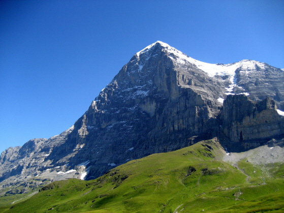 Blick auf die Eiger-Nordwand 2010